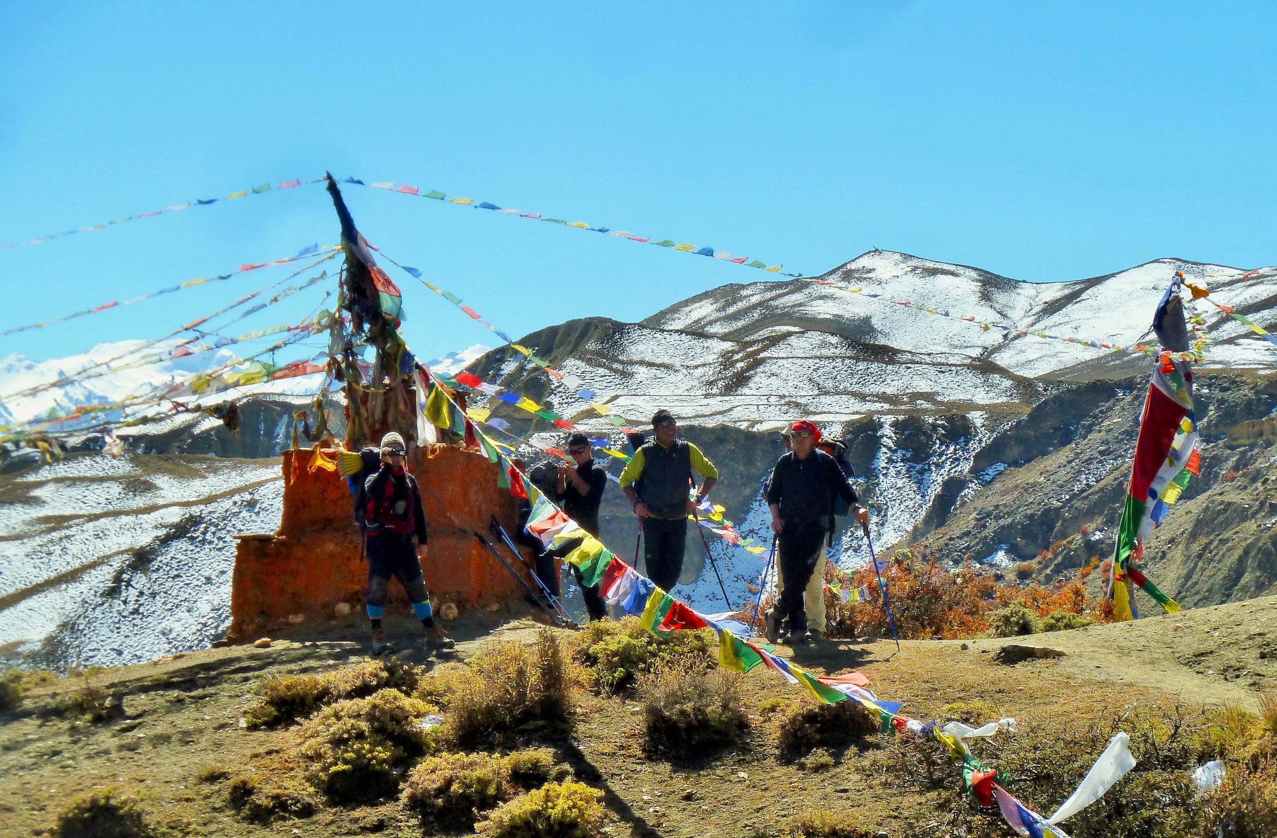 6-Ghar-Gompa Panoramaweg Südalpen Panorama am Hochplateau